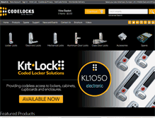 Tablet Screenshot of codelocks.com.au
